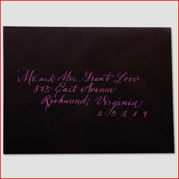 MJW Calligraphy | Michael Weinstein | Envelopes 01