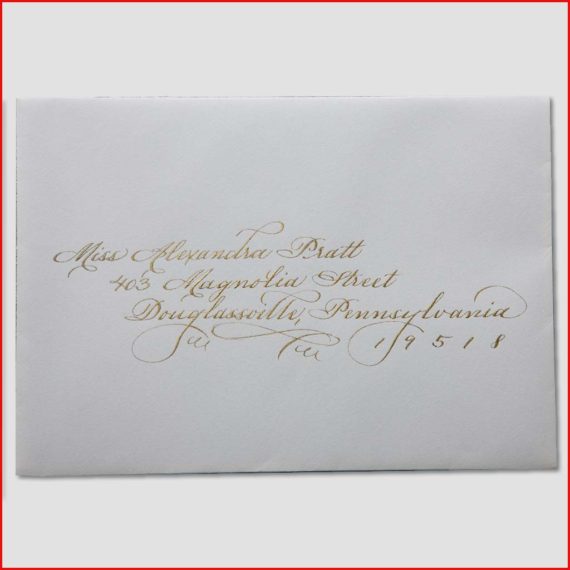 MJW Calligraphy | Michael Weinstein | Envelopes 06