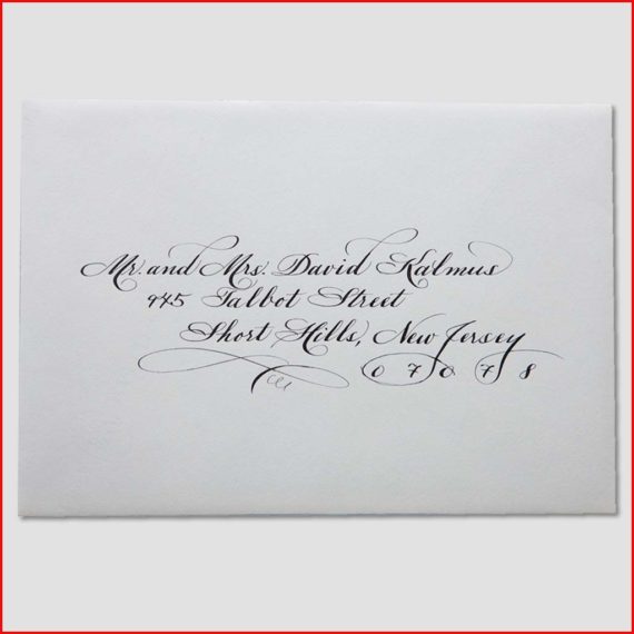 MJW Calligraphy | Michael Weinstein | Envelopes 08