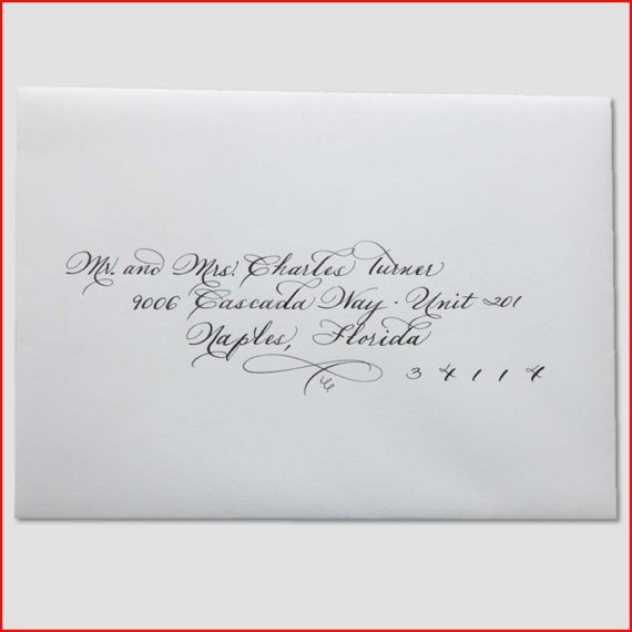 MJW Calligraphy | Michael Weinstein | Envelopes 09