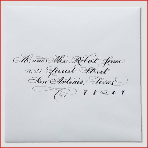 MJW Calligraphy | Michael Weinstein | Envelopes 11