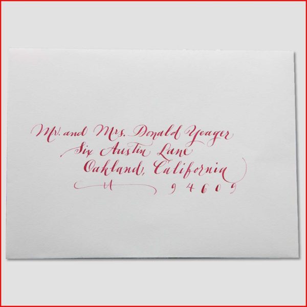 MJW Calligraphy | Michael Weinstein | Envelopes 02