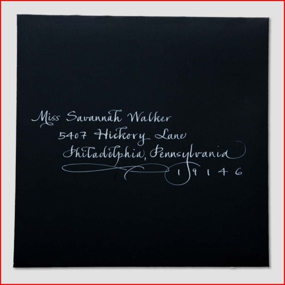 MJW Calligraphy | Michael Weinstein | Envelopes 15